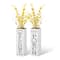 Glitzhome® 24" Double-Sided Solid Wood White Boxed "WELCOME PORCH" Porch Sign